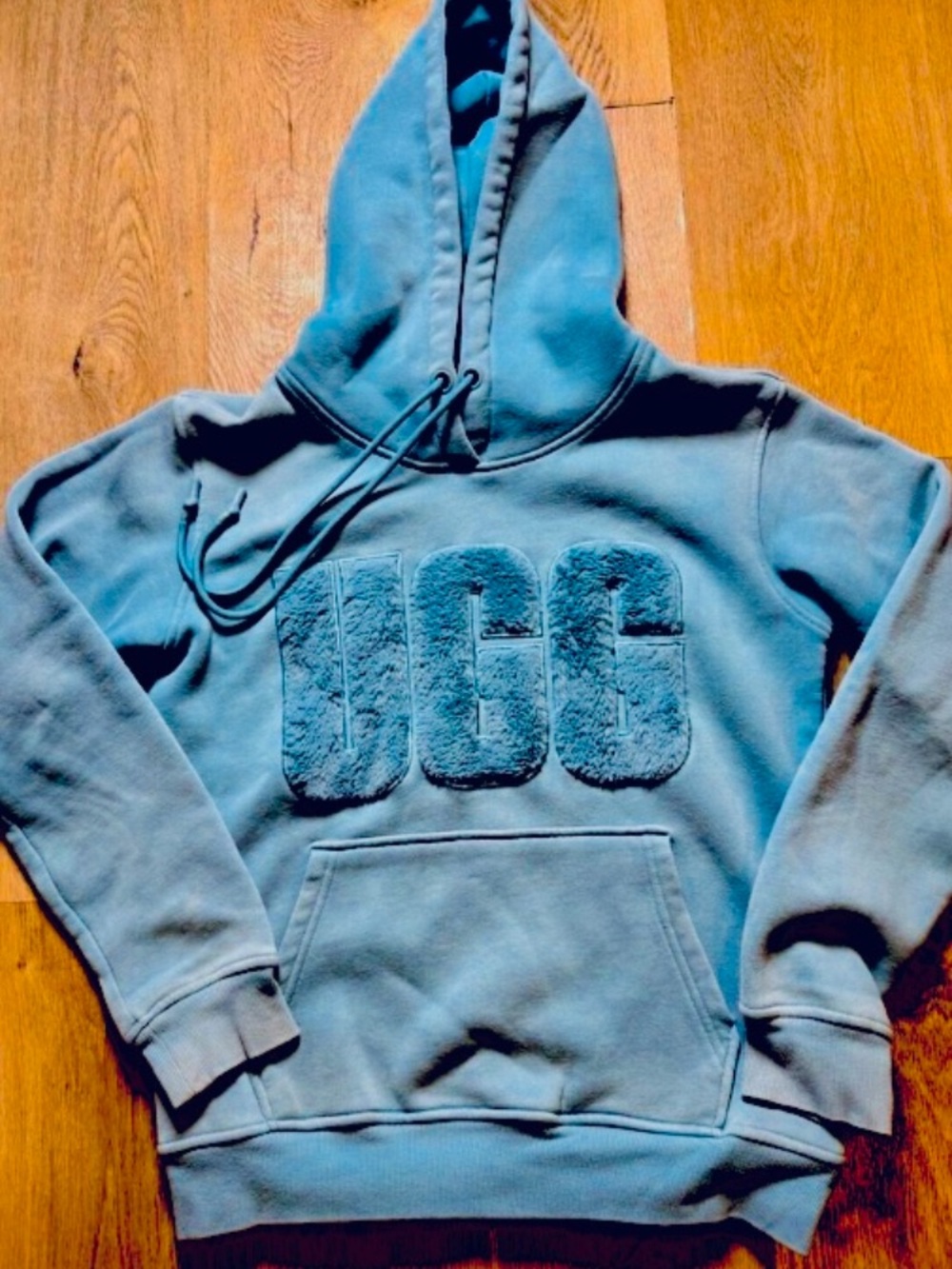 REAL~UGG Peacock Blue Hoodie
